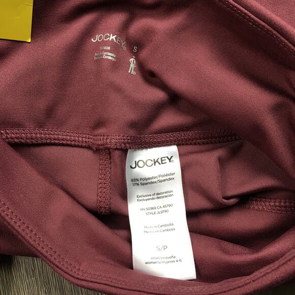 NWT Jockey Cropped Slit Flare Activewear Pants Nocturne Pull On Stretch Small - Picture 3 of 8